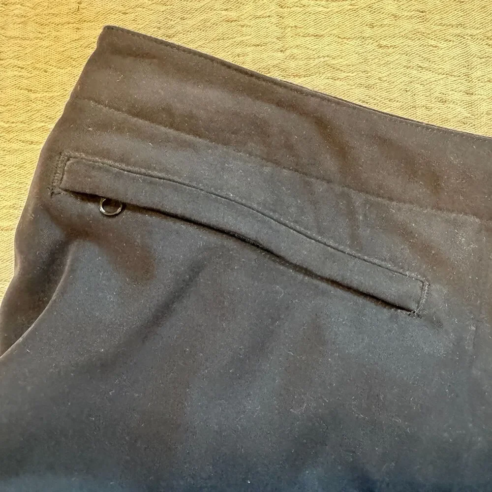 Patagonia Duway Black Activewear Skort Size 10 Zip Pocket Mini Golf